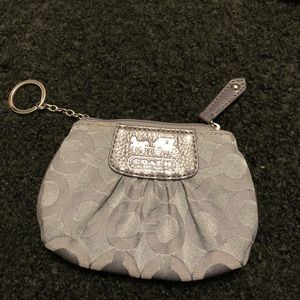 Authentic Coach Madison OP Art keychain/coinpurse